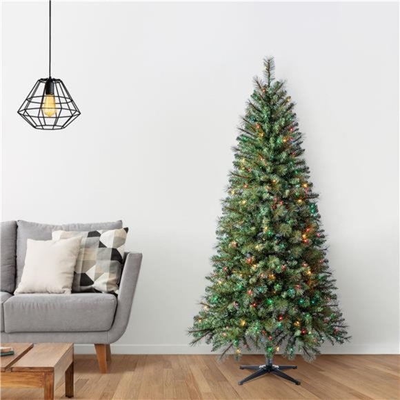 Enhance Your Holiday Decor with a 7ft. Pre-Lit Willow Pine Artificial Christmas